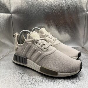 Size 7 Adidas NMD_R1 Raw White Beige Lace Up Womens Athletic Sneakers EE5182
